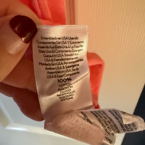 MOTHER Vibrant Pink Oversized Graphic Tee Size Large - Picture 4 of 5